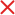 ❌