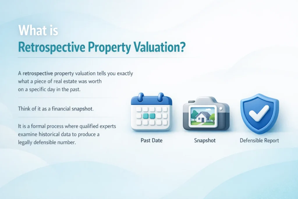 Retrospective property valuation